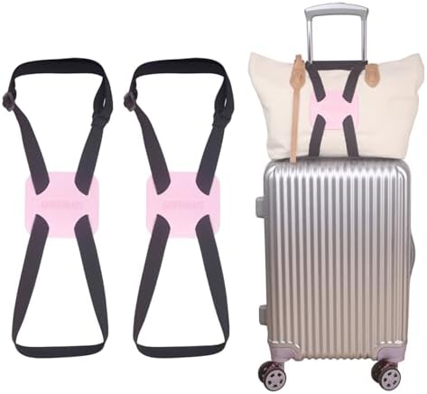 Luggage Straps，Luggage Straps for Suitcases Add a Bag Easy to Travel Belt for by Gufenlus