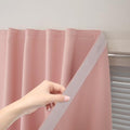Self Adhesive Curtains, Stick Curtain Blackout Shades Window Cover Curtains by Sovtfides