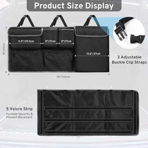 Car Trunk Organizer for Ford Bronco/Bronco Sport Escape Accessories 2026 - Image 4