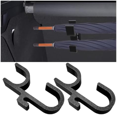 2PCS Car Umbrella Hook, No Drilling Multifunctional Plastic Auto Trunk Umbrella by Unknown