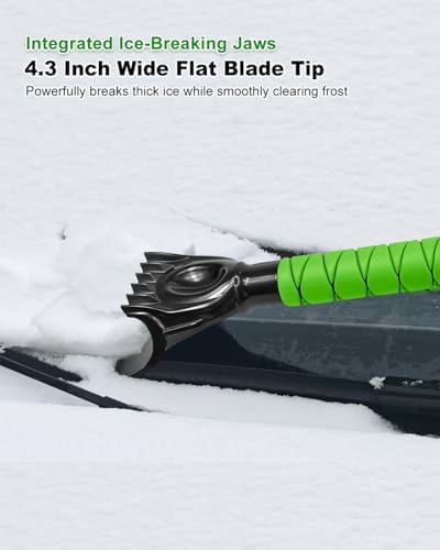 SEAAES 35.5 Inch Extendable Snow Brush, Windshield Snow Scraper - Image 5
