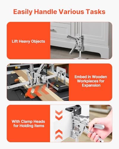 VEVOR Labor Saving Arm Jack, Lifting up to 7.1", Metal Hand Lifting Jack Tool - Image 5