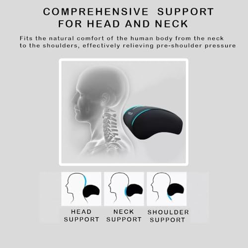 Car Headrest Neck Pillow Support Ergonomic, - Image 4