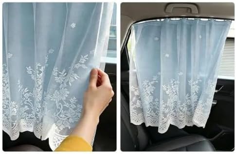 Car Window Shade Curtain Blackout Sunshade Fit - Image 4