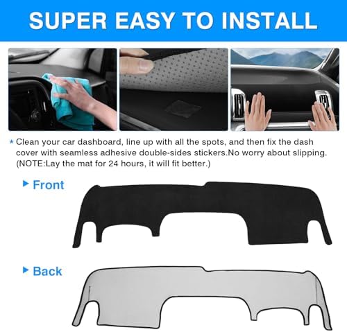 Autorder Dashboard Cover Mat for Ford Expedition 2025 2026 Accessories Dash - Image 5