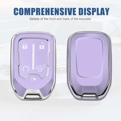 for GMC Key Fob Cover, 5 Buttons TPU Protection Case - Image 4