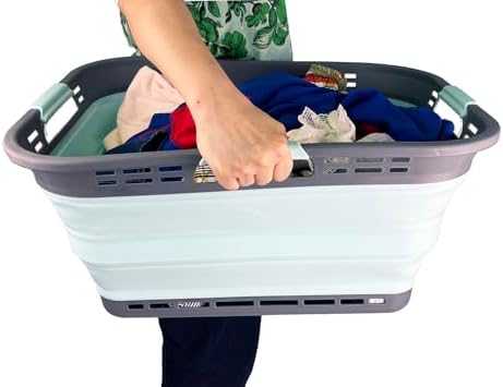 SAMMART 42L Collapsible Plastic Storage Basket - Image 6