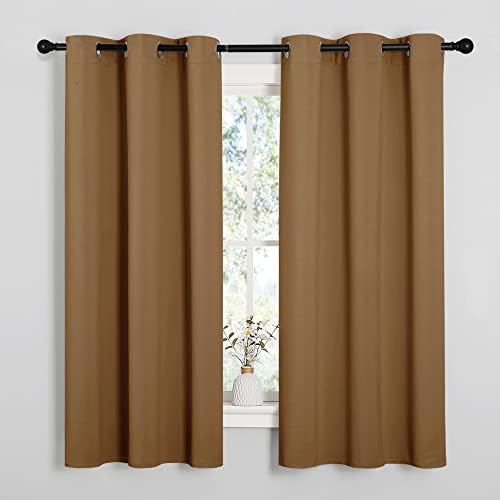 NICETOWN Sleek Blackout Curtains 63 inches Length by NICETOWN