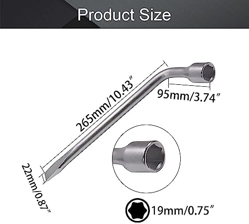 Utoolmart Car Spare Tire Lug Wrench - Image 2