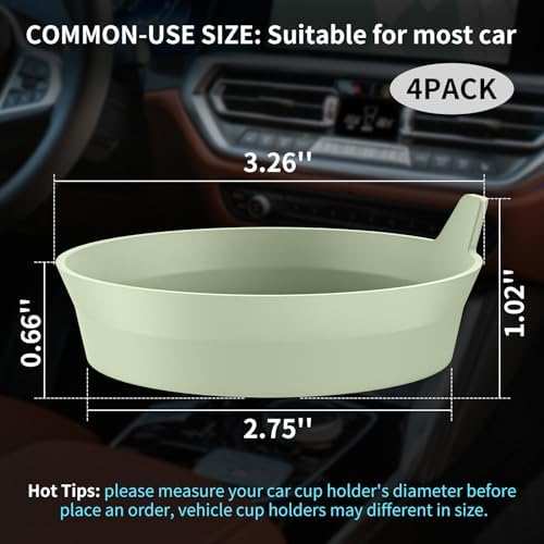 ME.FAN Car Cup Coasters Silicone Cars Coasters - Image 2