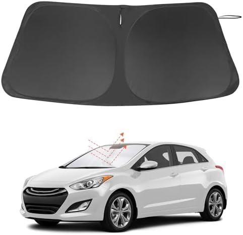 Windshield Sun Shade for 2011-2016 Hyundai Elantra Accessories by LHFLIVE