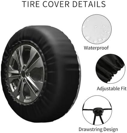 Compass Spare Tire Cover Wheel Protectors - Image 5