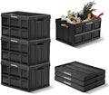 CleverMade Collapsible Storage Bin - 46L - Obsidian by CleverMade