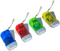 Guyuyii 4 Pack Hand Crank Flashlight Features 3-LED and Wrist Straps by Guyuyii