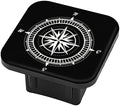 Trailer Hitch Cover, Compass Pattern Hitch Cover Rubber Towing Hitch Plug Covers by PATBIXES