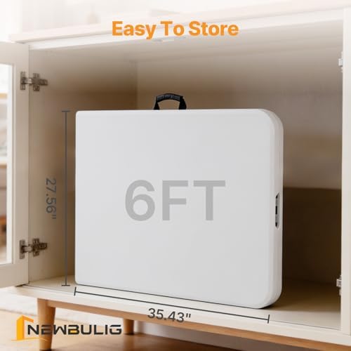 NEWBULIG 6 FT Foldable Table - Image 5