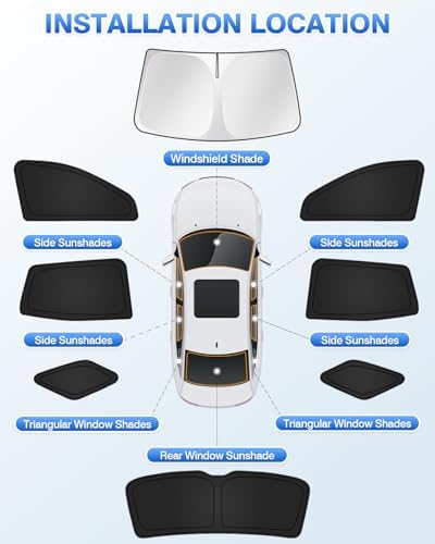 Canvcle Sunshades for 2025 2026 Chevrolet/Chevy Equinox Accessories Windshield - Image 5