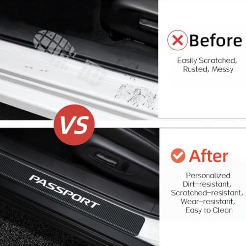 4PCS Car Door Sill Sticker Protecter Compatible - Image 3