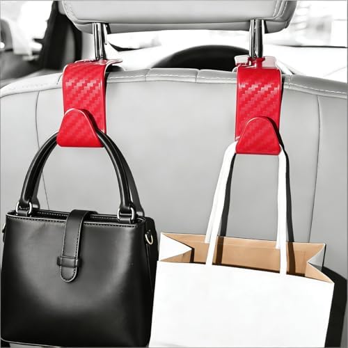 4PCS Car Seat Headrest Hook, Automotive Back Seat Storage Holder Hanger - Image 6