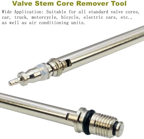 6Pcs R134A R12 A/C HVAC Valve Core Removal Tool Set，Dual Heads Valve Core - Image 4