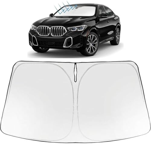 Proadsy Custom Fit 2020-2026 BMW X6 Windshield Sun Shade, Blocks Heat by Proadsy