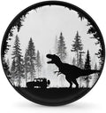 Spare Tire Cover for RV Trailer, Dinosaur Waterproof Sun Leather Wheel Cover by cfpolar