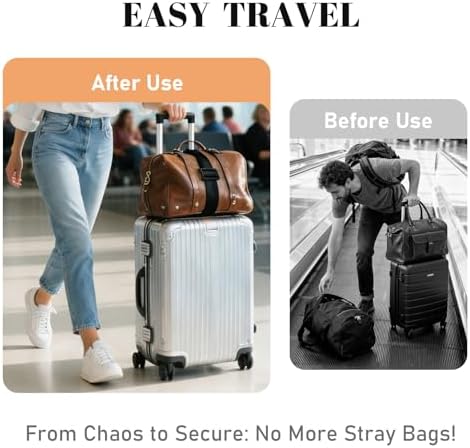4 Pack Multi Use Strong Adjustable Luggage Connector Straps - Image 4