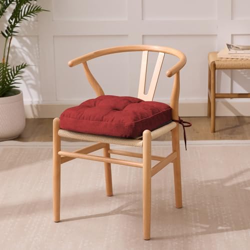 IASEAHK Memory Foam Dining Chair Cushions, 16.5"x16.5"x3.5" - Image 2