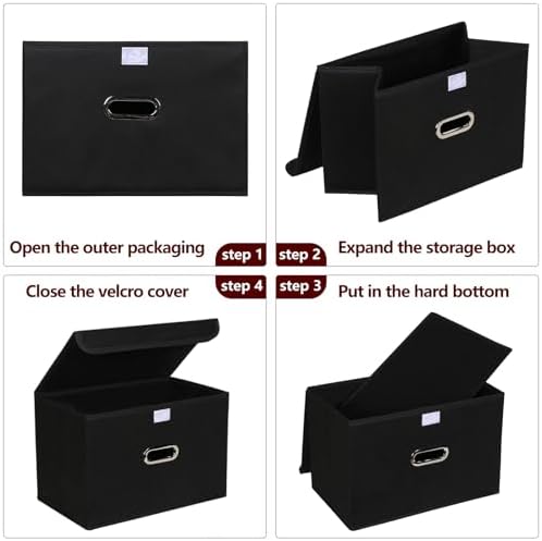 STOREONE Fabric Storage Cube Bins Foldable Organizer Container Collapsible - Image 6