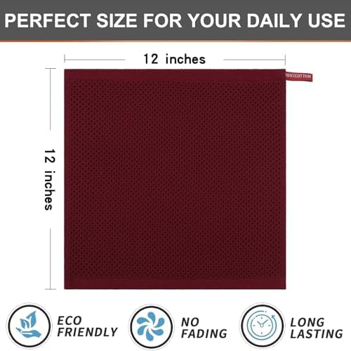 Kitinjoy 100% Cotton Waffle 6-Pack Kitchen Towels - Image 5