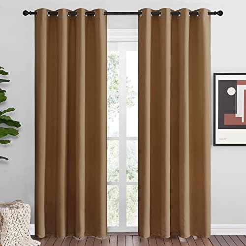 NICETOWN Sleek Blackout Curtains 86 inches Length by NICETOWN