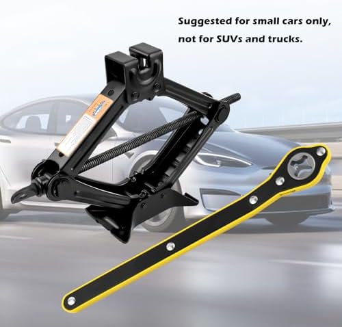 Scissor Jack for Car with Ratchet Wrench, 1.5T Capacity Scissor Car Jack Kit - Image 7