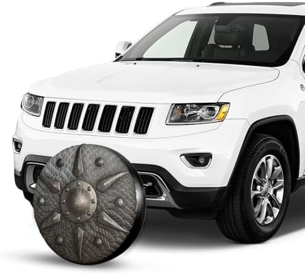 Round Shield Scales Spare Tire Covers - Image 4
