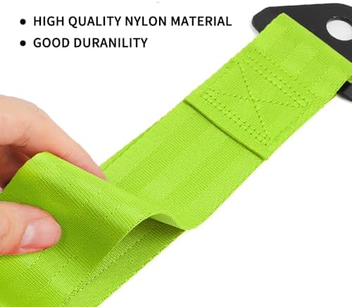 RASTP Racing Tow Strap for Front or Rear Bumper - Image 2