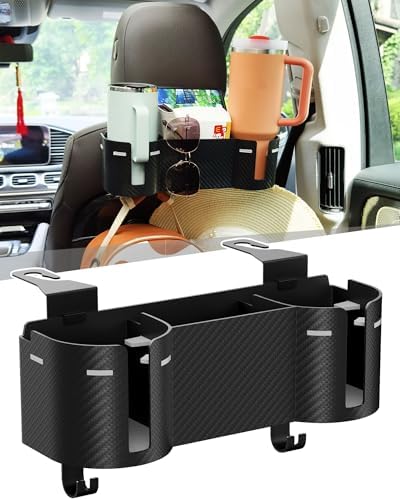 Car Headrest Backseat Cup Holder 3.7", Seat Back Organizer by Unknown