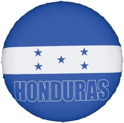 Honduras Flag Spare Tire Cover, Universal Waterproof & Dustproof Wheel - Image 2