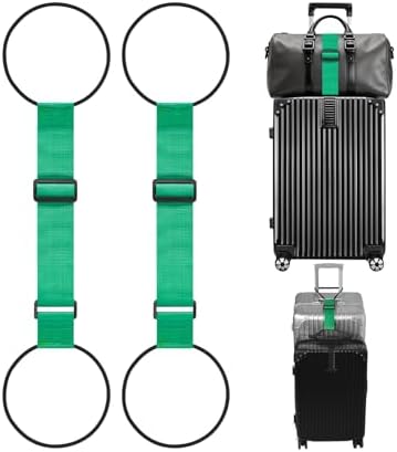 Adjustable Add A Bag Luggage Connector Straps by Aoahaiy