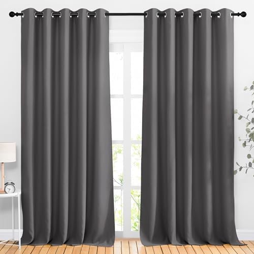 NICETOWN Blackout Curtains for Living Room, 2 Panels, 66 x 92-inch by NICETOWN