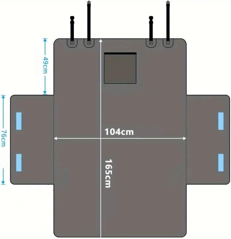 SUV Cargo Liner for Dogs for Honda CR-V Hybrid 2020-2026, Nonslip Durable Dog - Image 5