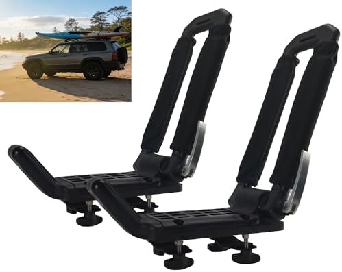 Folding Kayak Rack, Low Profile, Tool-Free Lock by YimaAccessories