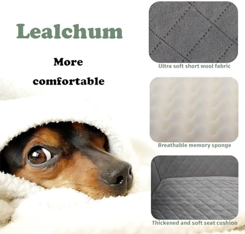 Lealchum Dog Car Seat for Medium Sized Dog, Car Dog Bed - Image 3
