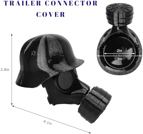 Trailer Hitch Cover, Funny Towing Hitch Ball Cover Dust Cap - Image 2