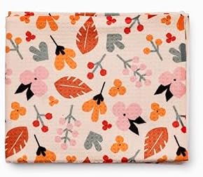 Wildflowers Microfiber Kitchen Towels | Fall Flowers | Waffle Fabric Tea Towel - Image 3