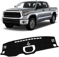 KUST Black Dash Cover for 2014-2021 Toyota Tundra Truck Non-Slip Dashboard by KUST