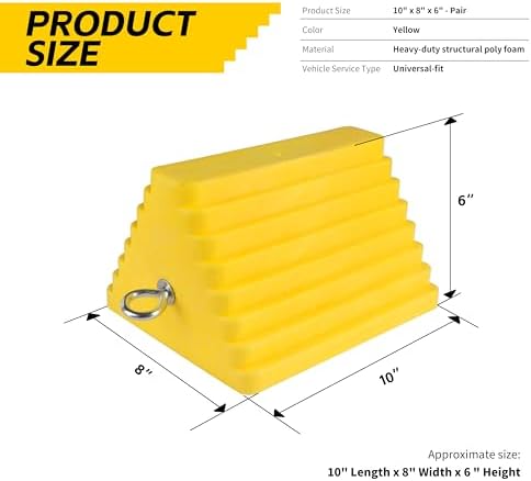 MaxxHaul 51169 Polyfoam Wheel Chocks - Image 2