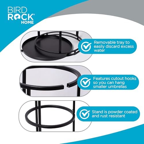 BIRDROCK HOME Circular Umbrella Holder - Image 6