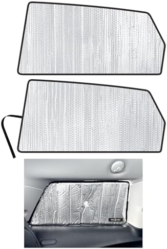 Rear Side 2nd Row Sunshade Custom by YelloProAutomotive