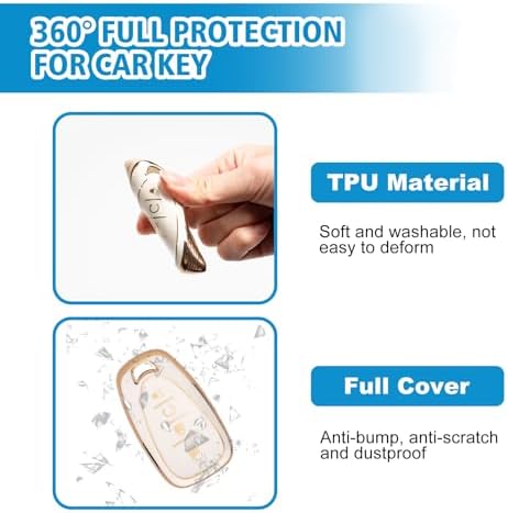 Rislobx Key Fob Cover Fit for Chevy Key, Car Key Case Protector for Volt Bolt - Image 5