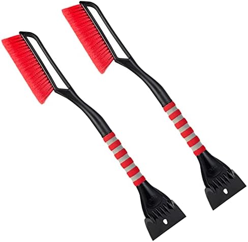 FOVAL 27" Snow Brush with Wider Ice Scraper, Snow Removal Car Brush with by FOVAL