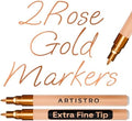 ARTISTRO Rose Gold Acrylic Paint Markers by ARTISTRO